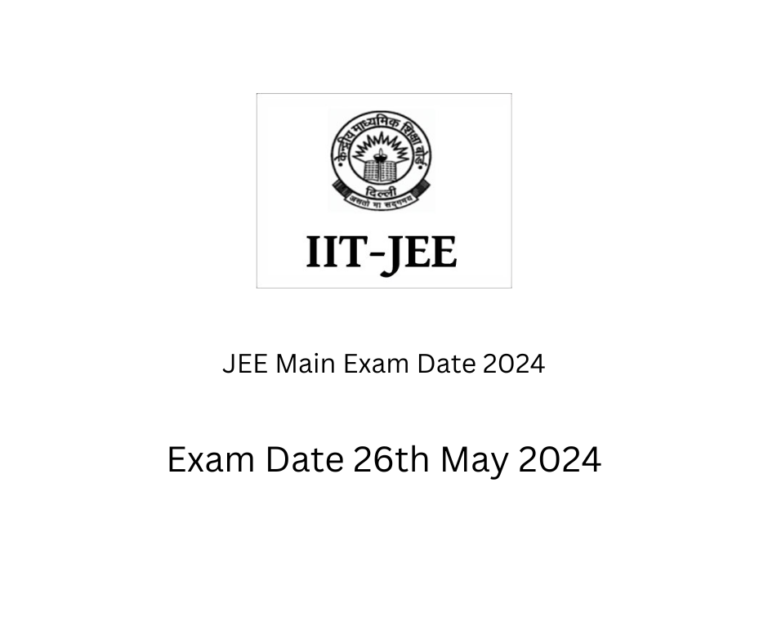 JEE Main Exam Date 2024 EduSculpt